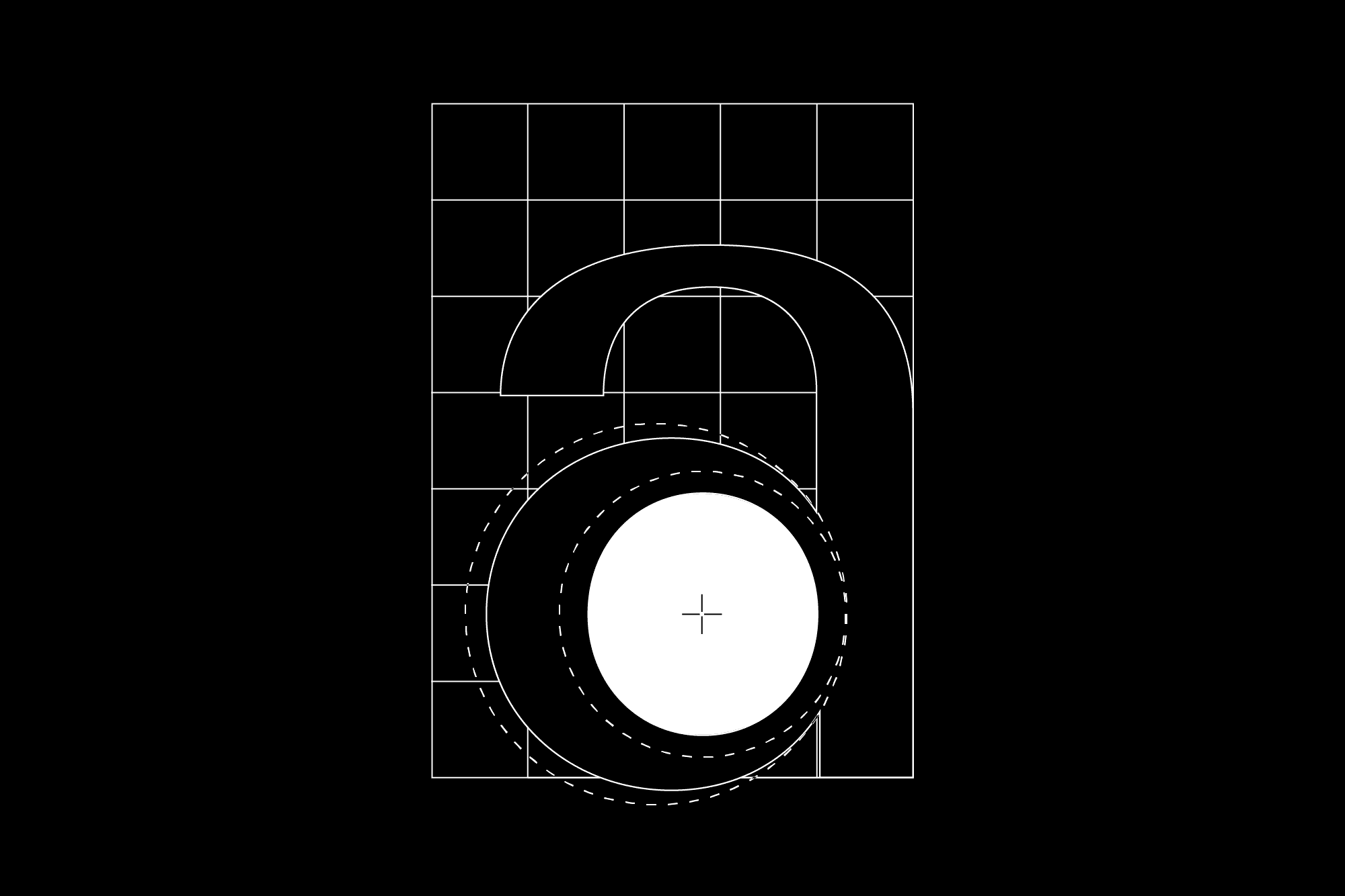The circular “a” shape was derived from Tiemann's Orpheus but has been developed into a more expressive drawing, referencing typefaces like Trump's Schadow or Jost's Aeterna.